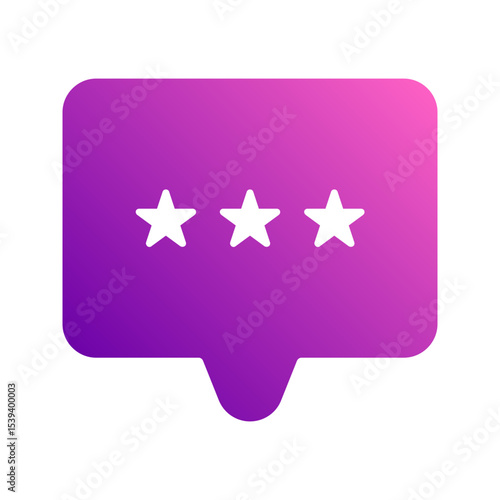 review gradient icon