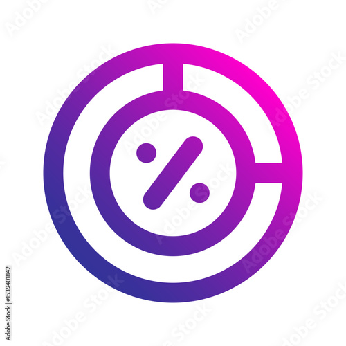 dividends gradient icon