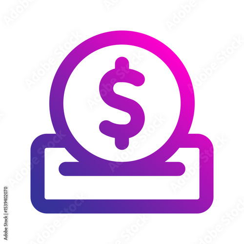 saving gradient icon