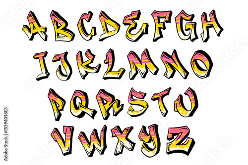 Graffiti Alphabet Set