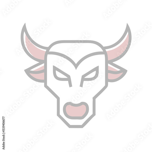 bull skull with horns