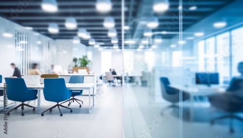 Cozy office space with a soft blur in the background, where sunlight filters through the window, creating a bokeh effect. Zoom meeting background or backdrop