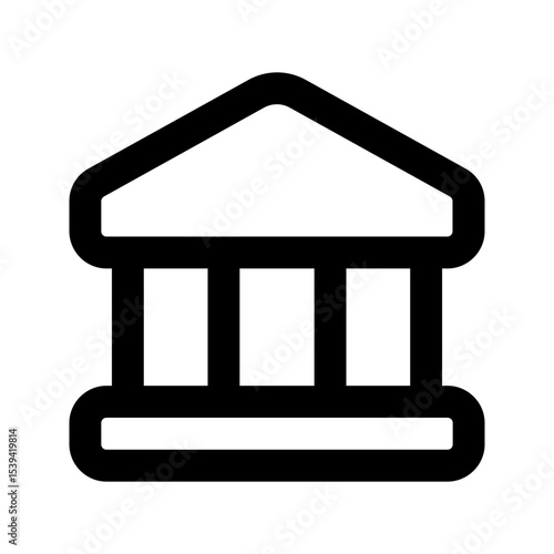 Wallpaper Mural bank line icon Torontodigital.ca