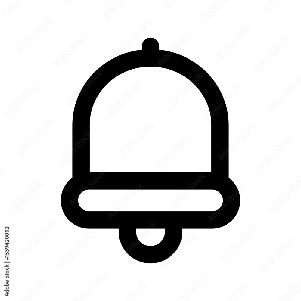 notification line icon notification line icon