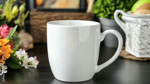 Wallpaper Mural White ceramic mug home decor beverage drinkware kitchen table Torontodigital.ca