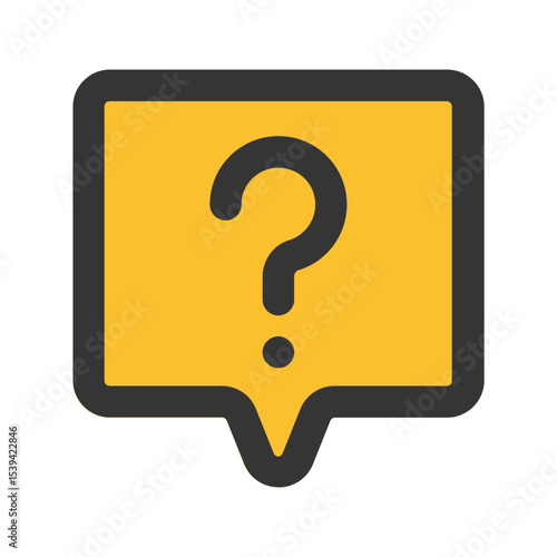 faq outline fill icon