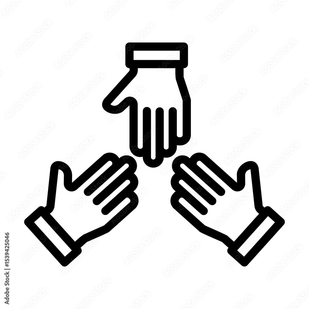 Obraz premium corporate Line Icon