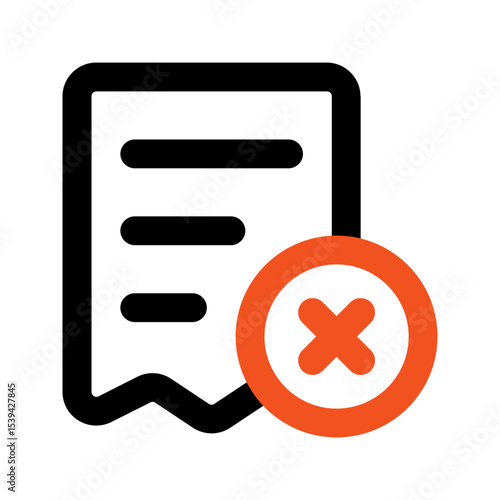 transaction failed line color icon