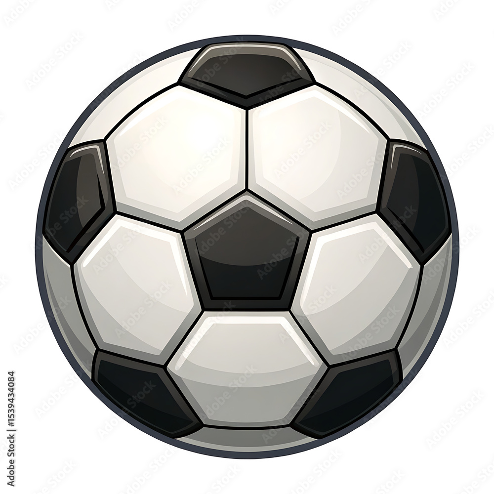Fototapeta premium soccer ball isolated on white