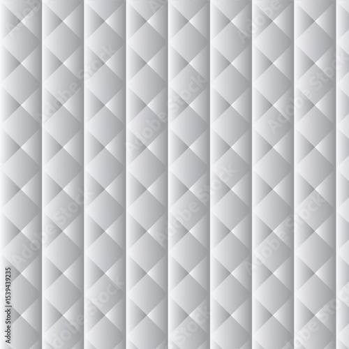Seamless Metallic Silver Diamond Pattern – 3D Geometric Texture