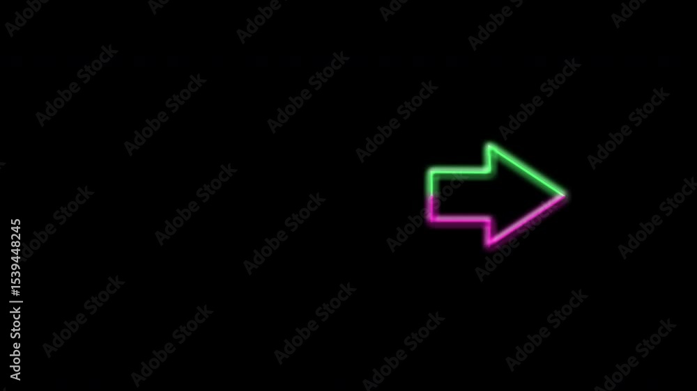 neon dashed trim path line animation of squirrel arrow moving forward to right on black background, 4k video
neon dashed trim path line animation of squirrel arrow moving forward to right on black background, 4k video