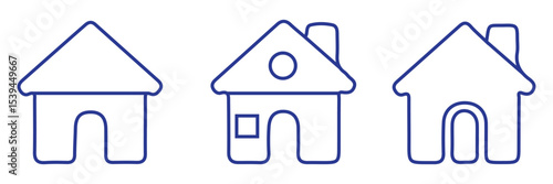 House icon vector. Home sign and symbol