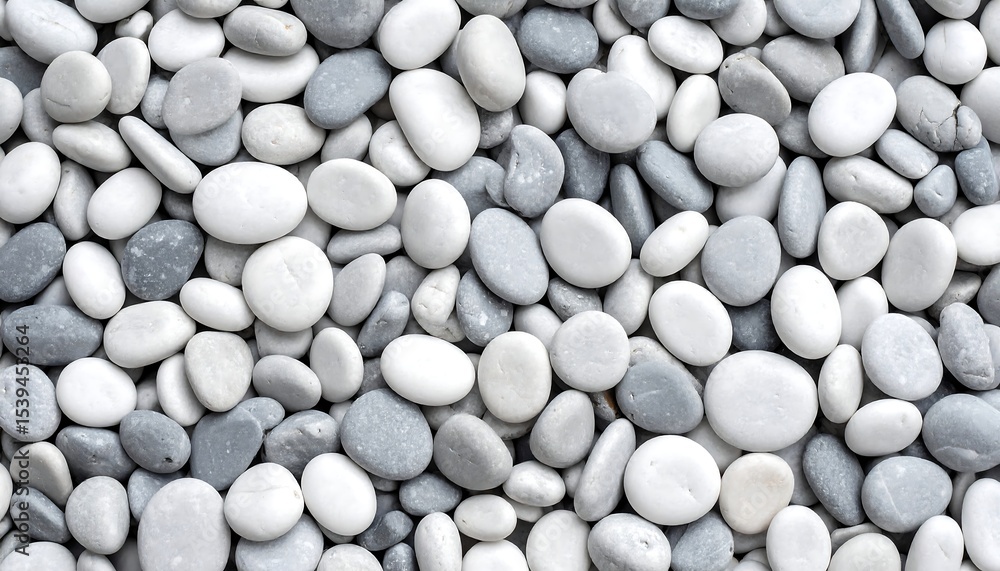 White and gray pebbles texture. White and gray pebbles texture.
