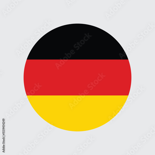 Germany Round Flat Vector Flag Badge of Europe – Country Symbol Icon Illustration Free Download Germany Round Flat Vector Flag Badge of Europe – Country Symbol Icon Illustration - GFXLoad