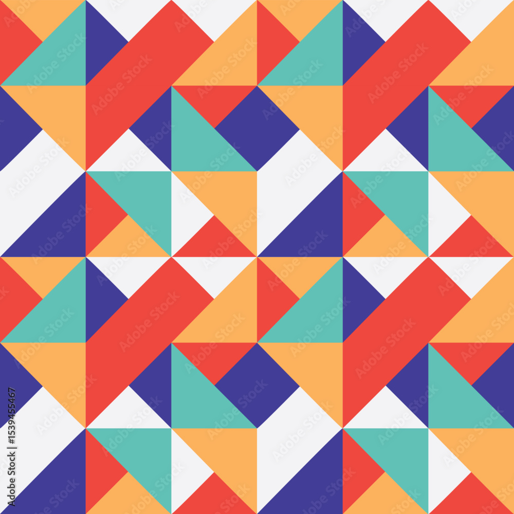 Geometric Seamless Pattern Geometric Seamless Pattern