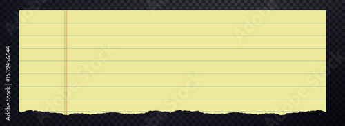 Photos Horizontal yellow lined paper ripped. Legal yellow paper.