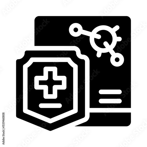 immune system glyph icon