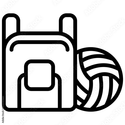 summer schools abroad line icon