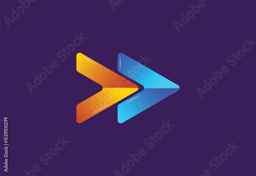 Free Download Abstract Modern Colourful Minimalist logo design, Vector illustration - GFXLoad
