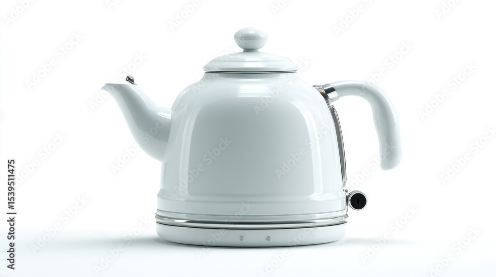 Obraz premium Modern white kettle (2)