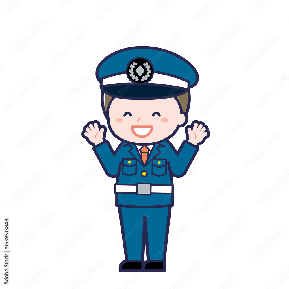 Fototapeta premium 警備員／ななめ／男性 11
