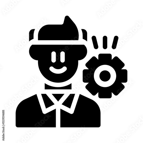 entrepreneur glyph icon