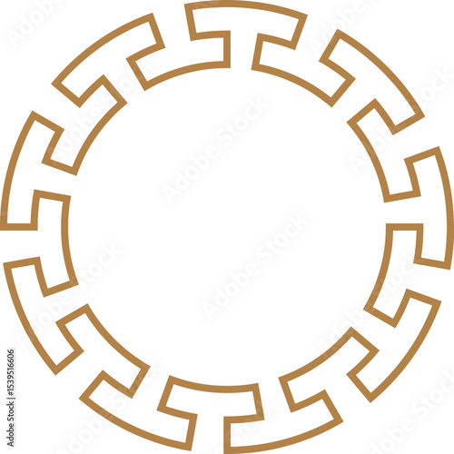 원형 전통 모양