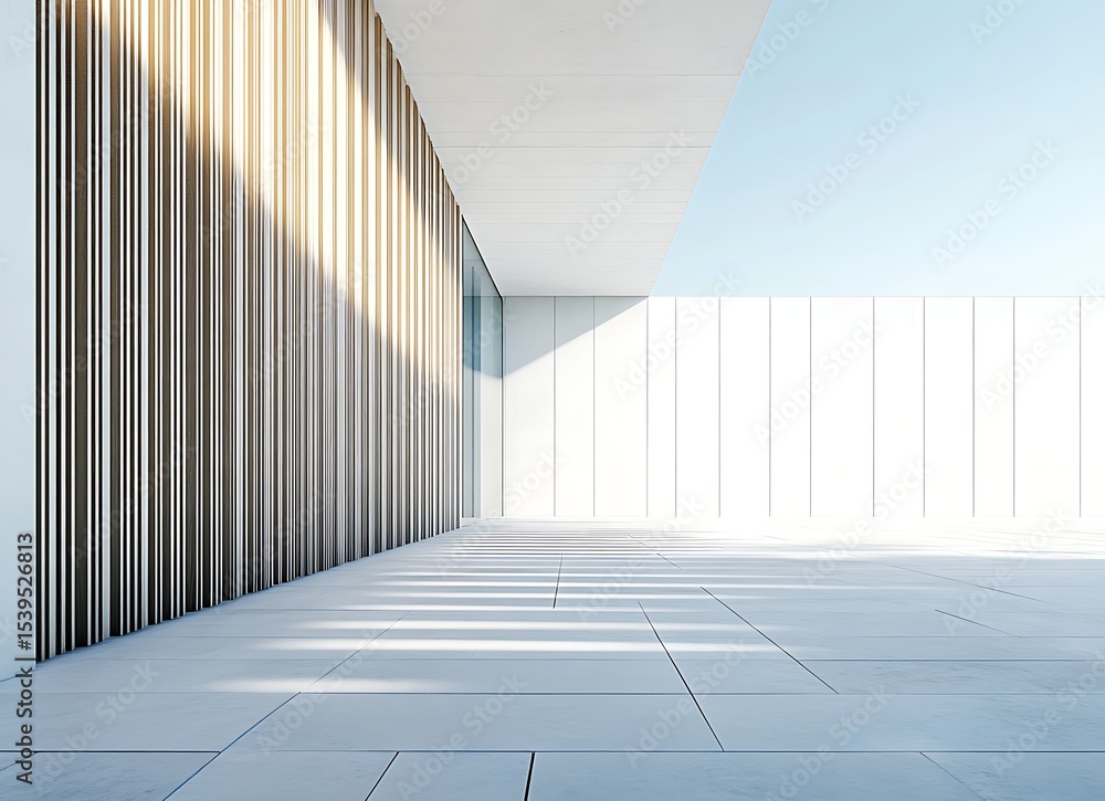 Fototapeta premium empty room with white walls