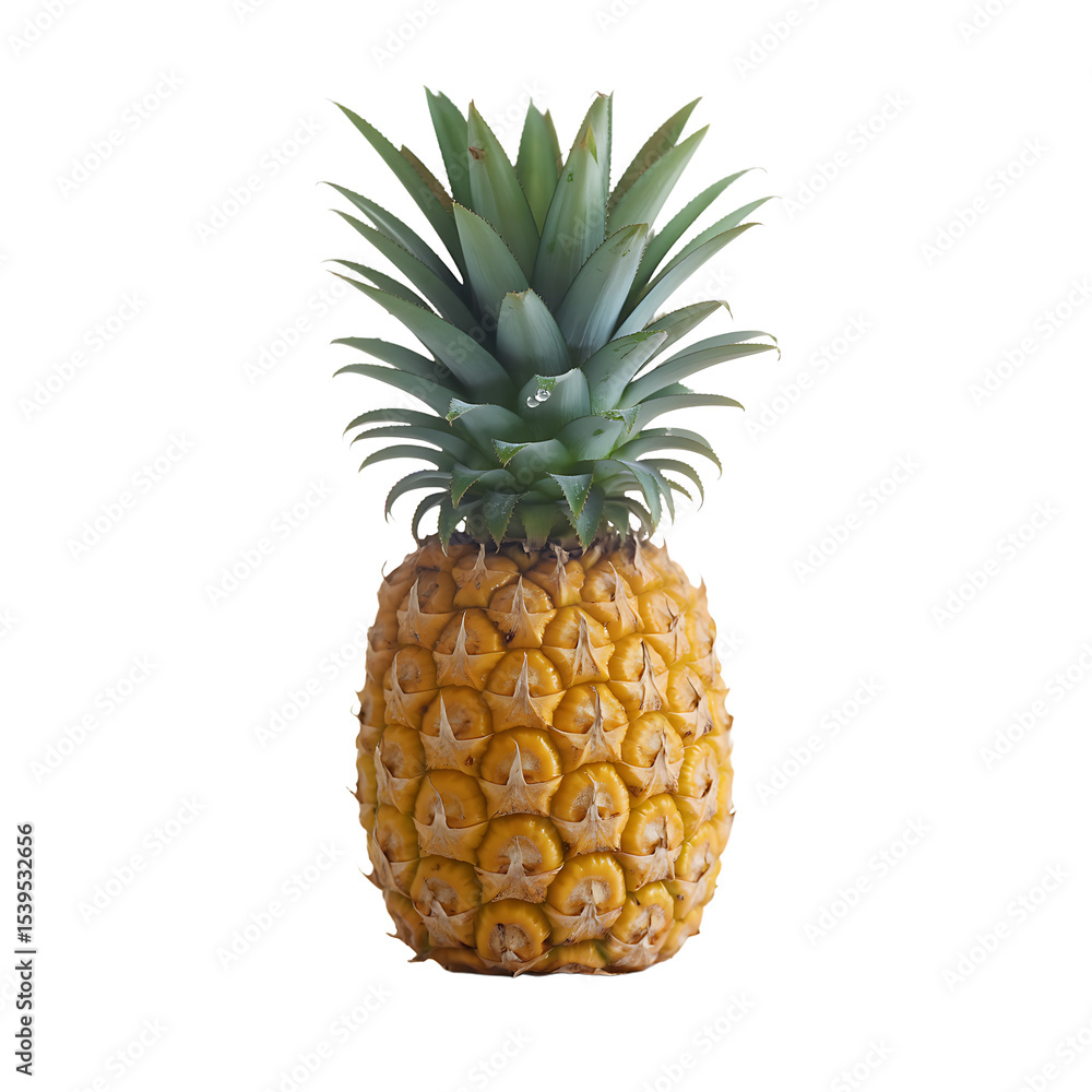 Fototapeta premium Exotic Pineapple Fruit Isolated 