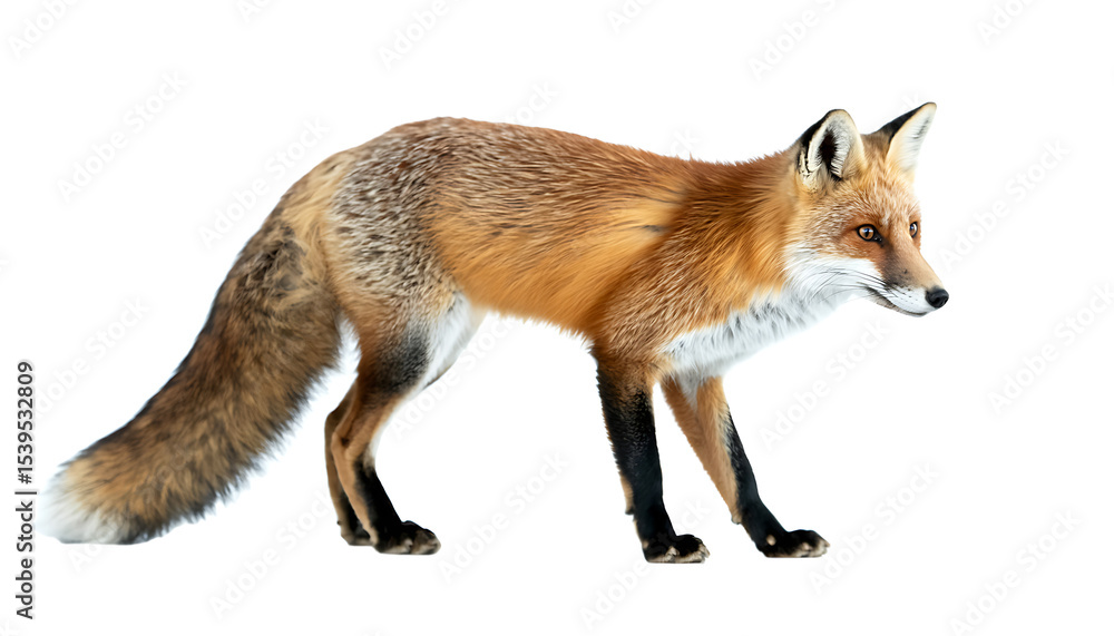 Obraz premium Fox Paw Images isolated