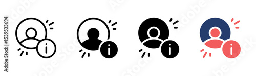 User icon sheet multiple style collection