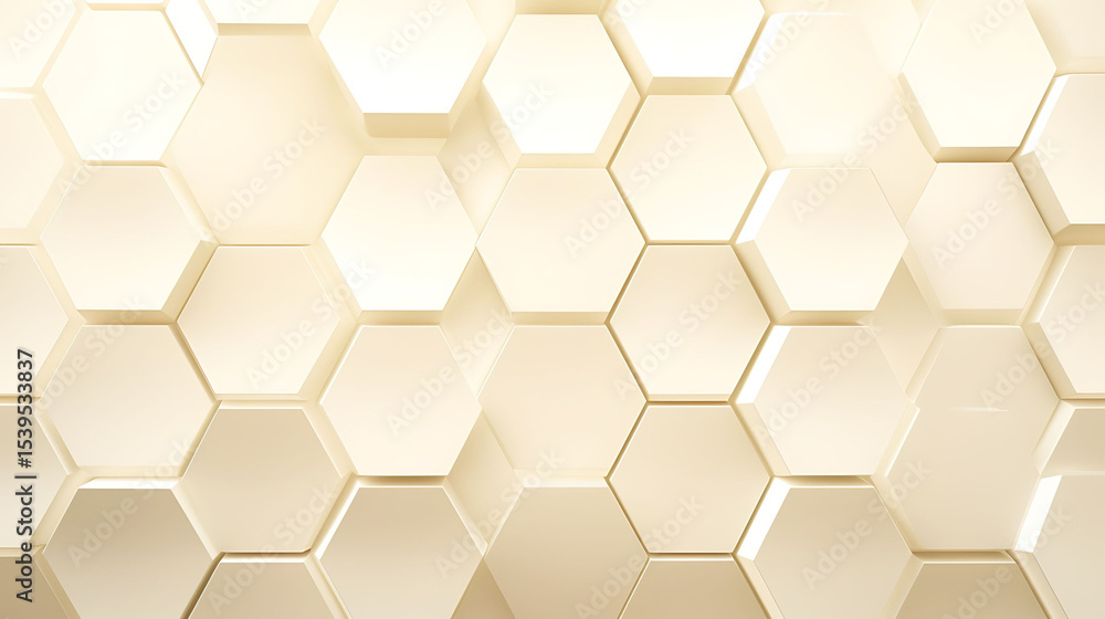 Geometric white hex pattern with subtle curves and concave indentations, surrounded by a light cream-toned background for an upscale aesthetic Geometric white hex pattern with subtle curves and concave indentations, surrounded by a light cream-toned background for an upscale aesthetic
