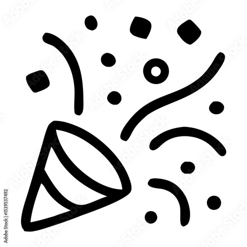 confetti celebration icon