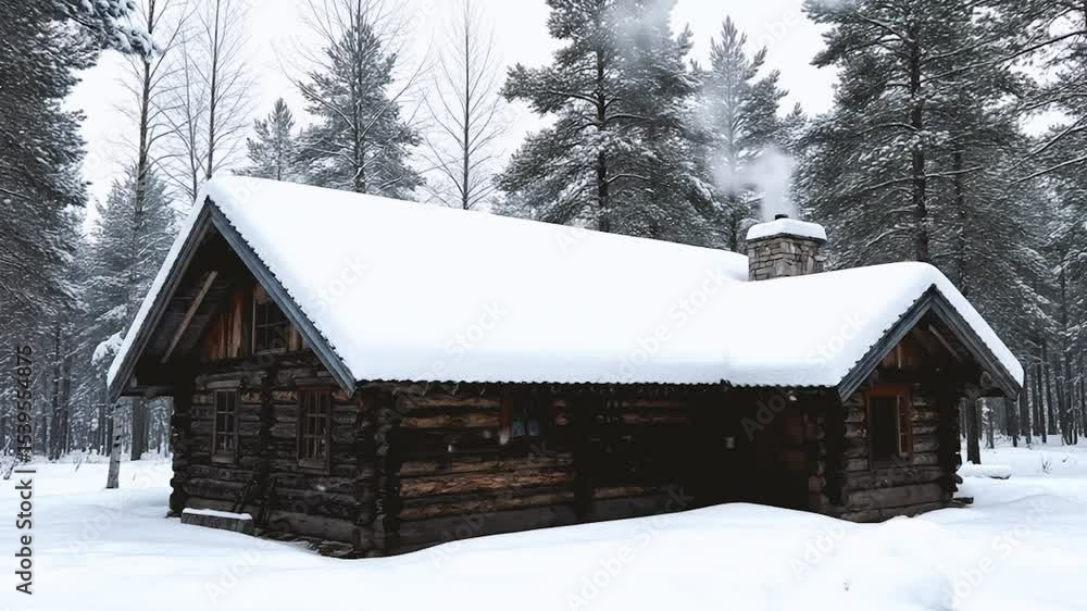 house in the snow house in the snow