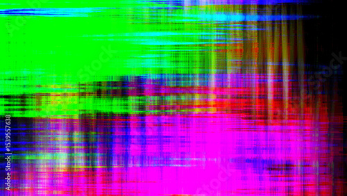 Wallpaper Mural Abstract Glitch Art Background Bright Colors Torontodigital.ca