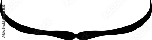 Moustache trendy styles. Mustache curly horseshoe imperial pencil english pyramid italian and vintage narrow french walrus brush male hipster modern fashion. Chevron vector.