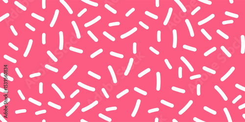 Donut Candy Glaze Texture Seamless Pattern with Rainbow Sprinkle Decoration Featuring Colorful Sugar Vermicelli and Background for Sweets Inspired Design in Dessert Theme Illustrations