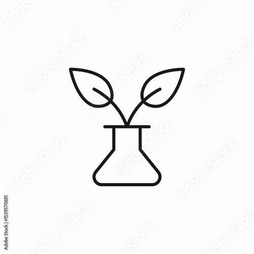 plant lab  icon sign vector