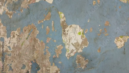 wall paint that is peeling because the wall is damp