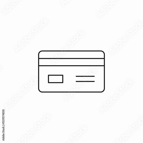 credit card  icon sign vector