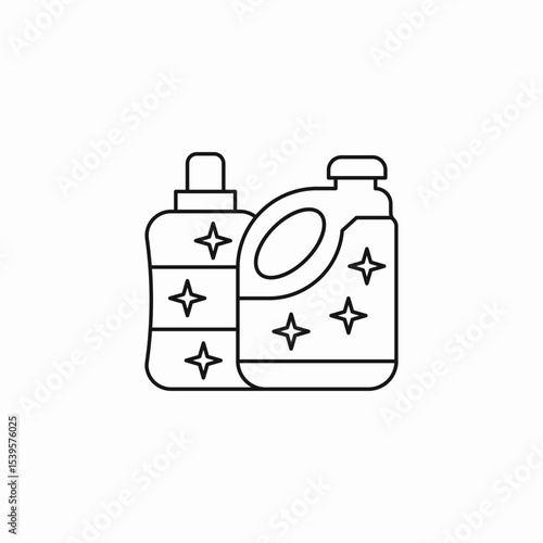 washing detergent icon sign vector