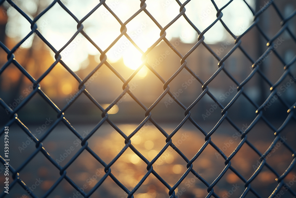 Seamless school metal mesh fence pattern background Seamless school metal mesh fence pattern background