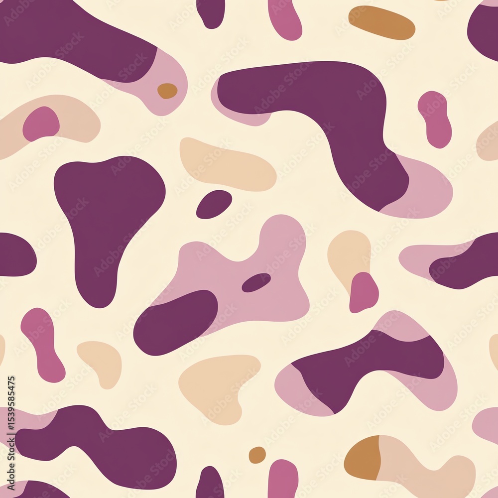 Abstract Plum and Sand Pattern Abstract Plum and Sand Pattern