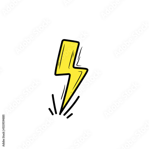 Free Download thunderbolt vector element - GFXLoad
