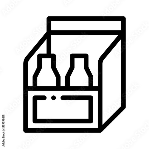 display stand line icon