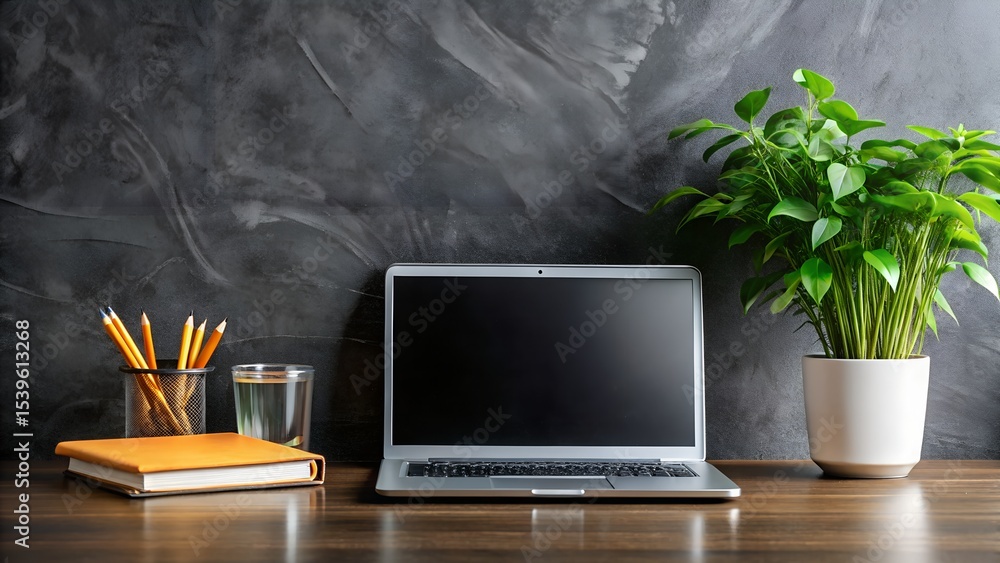 Fototapeta premium minimal and aesthetically pleasing workspace