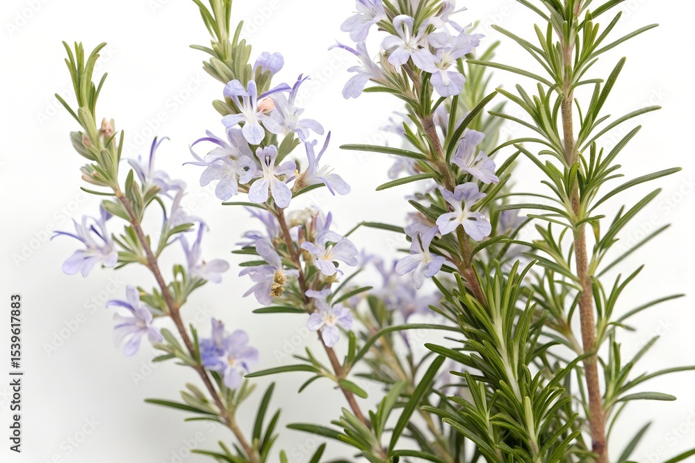 Fototapeta premium bunch of rosemary isolated on white