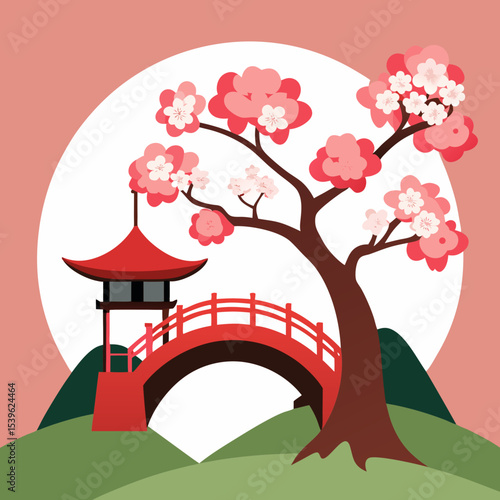 A Flying Horse with Feathery Wings Illustration