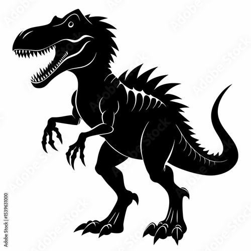 Silhouette Illustration Of An Impala Antelope 