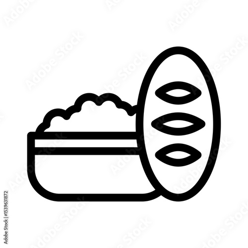 carbohydrates line icon